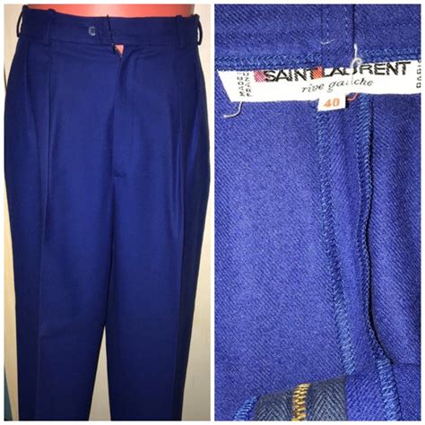 anni 80 yves saint laurent|yves st laurent trousers.